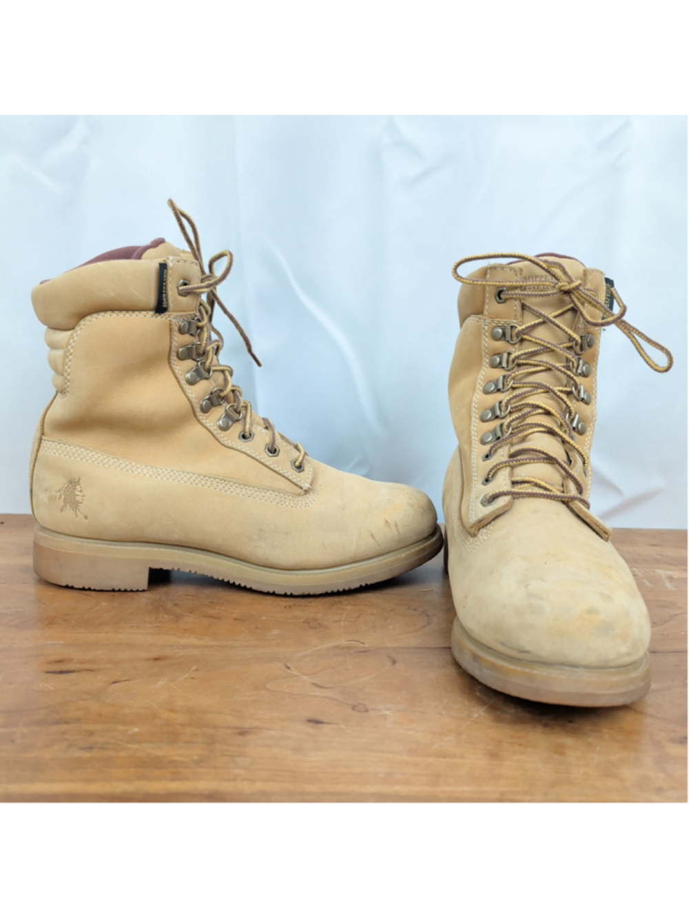Chippewa Nubuck Leather Work Boots Size 9.5